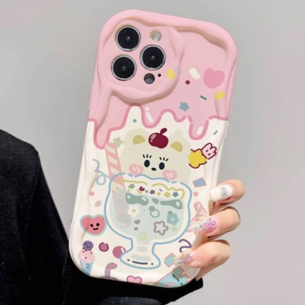 3for$20 NEW Cartoon Bear Phone Case 15 pro max iphone